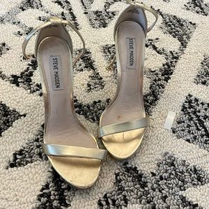Gold Steve Madden Heels